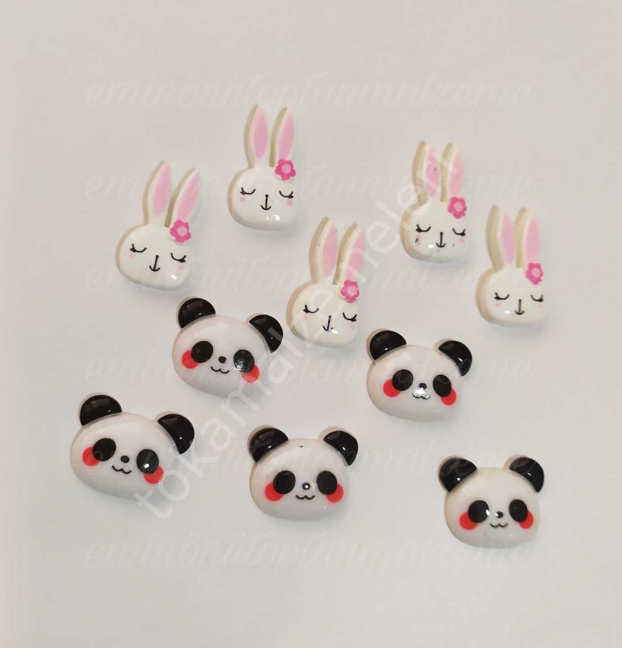 Sevimli Tavşan ve Panda (5li Paket)