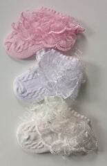 Dantelli Bilek Çorap