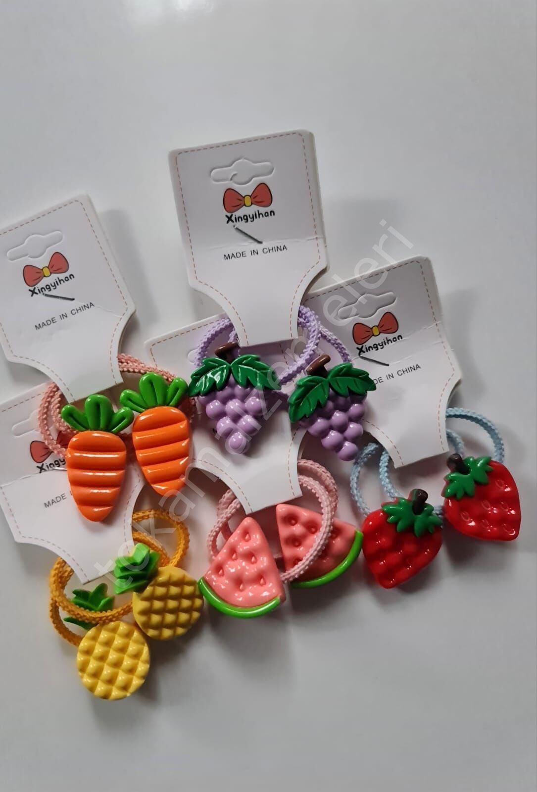 Meyveler Lastik Tokalı