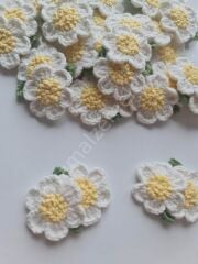 İkili örgü papatya