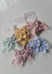 Papatya Kumaşlı Lastik tokalı