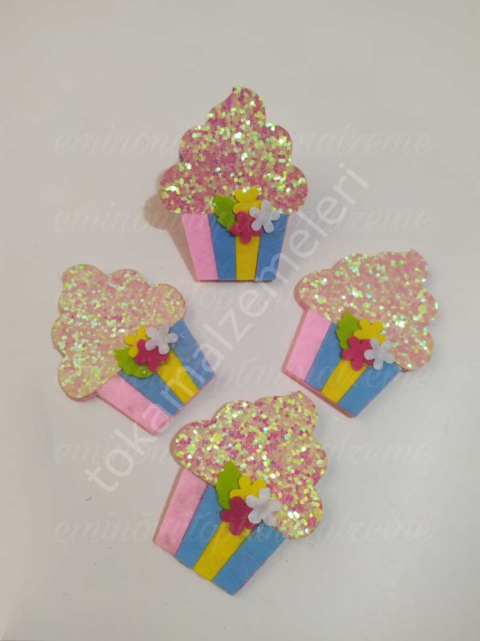 Dökülmez Simli Cupcakeler