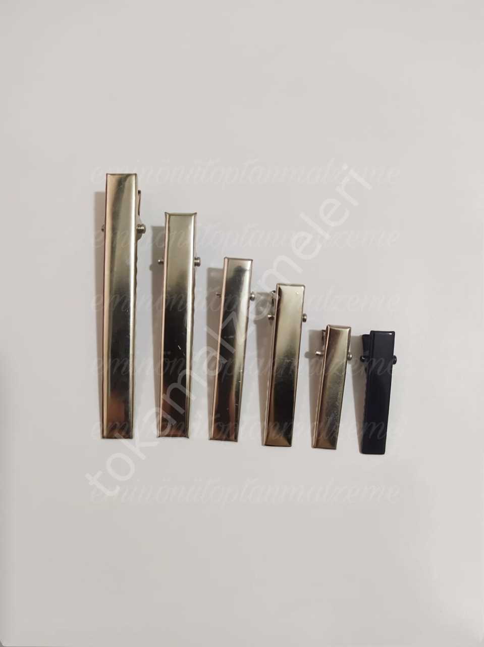 Metal Pens Timsah Toka 3cm siyah 50li