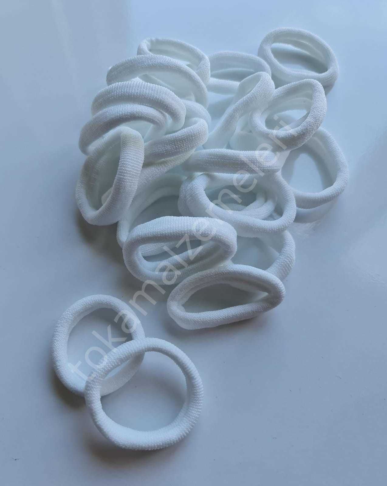 24lü lastik toka beyaz