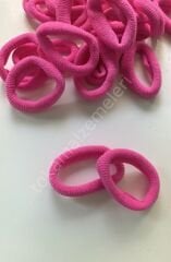 24lü lastik toka koyu pembe