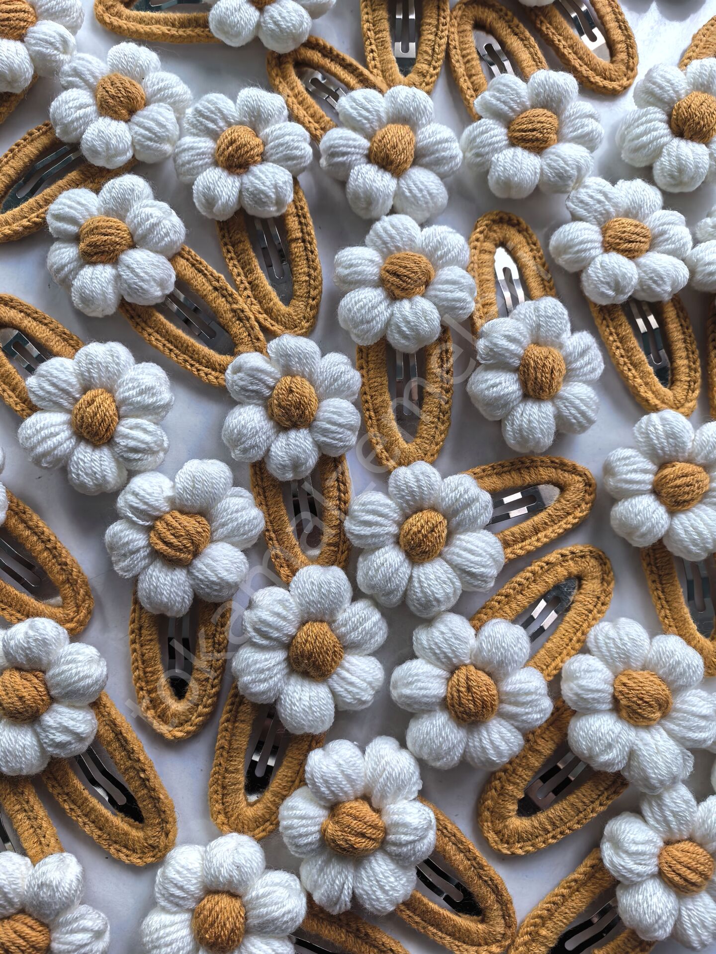 Örgü Çıtçıtlı çiçekler