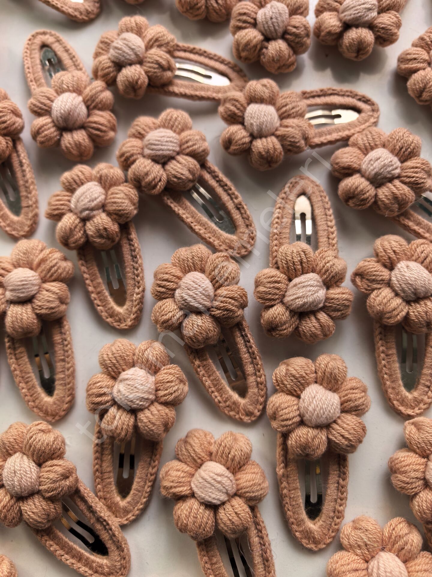 Örgü Çıtçıt çiçekler