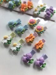 Çiçek Konseptli Tokalar