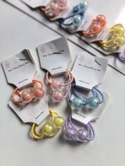 Renkli top Lastik tokalar