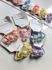 Renkli top Lastik tokalar