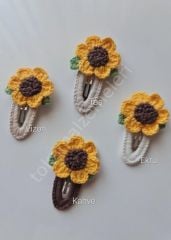 Örgü çıtçıt ayçiçekler