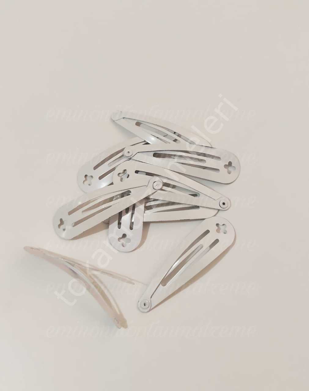 Beyaz Çıtçıt Toka 20li