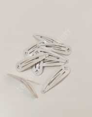 Beyaz Çıtçıt Toka 20li