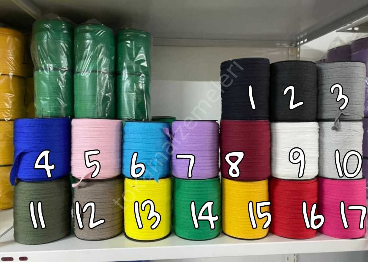 1cm pamuk balıksırtı kurdele (5 mt)