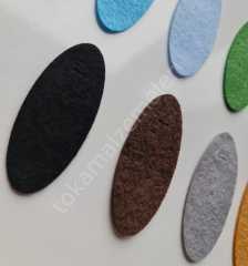 Hazır Kesilmiş Oval yumuşak Keçeler 6cm için