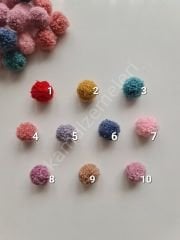 Peluş ponponlar