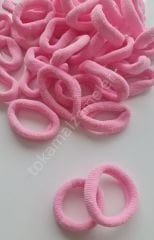 24lü lastik toka toz pembe yeni