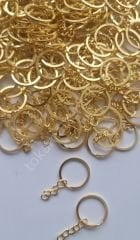 Ezme altın zincirli anahtarlık 25li