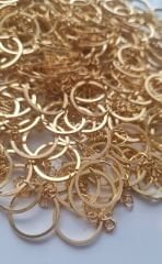 Ezme altın zincirli anahtarlık 25li