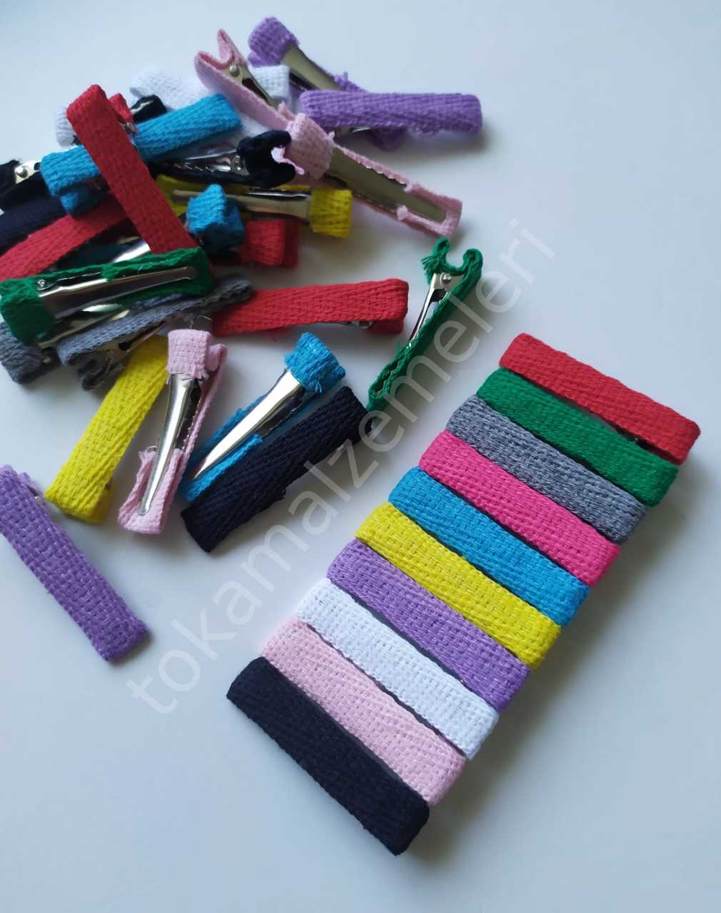 Balıksırtı kaplanmış pens toka 50li