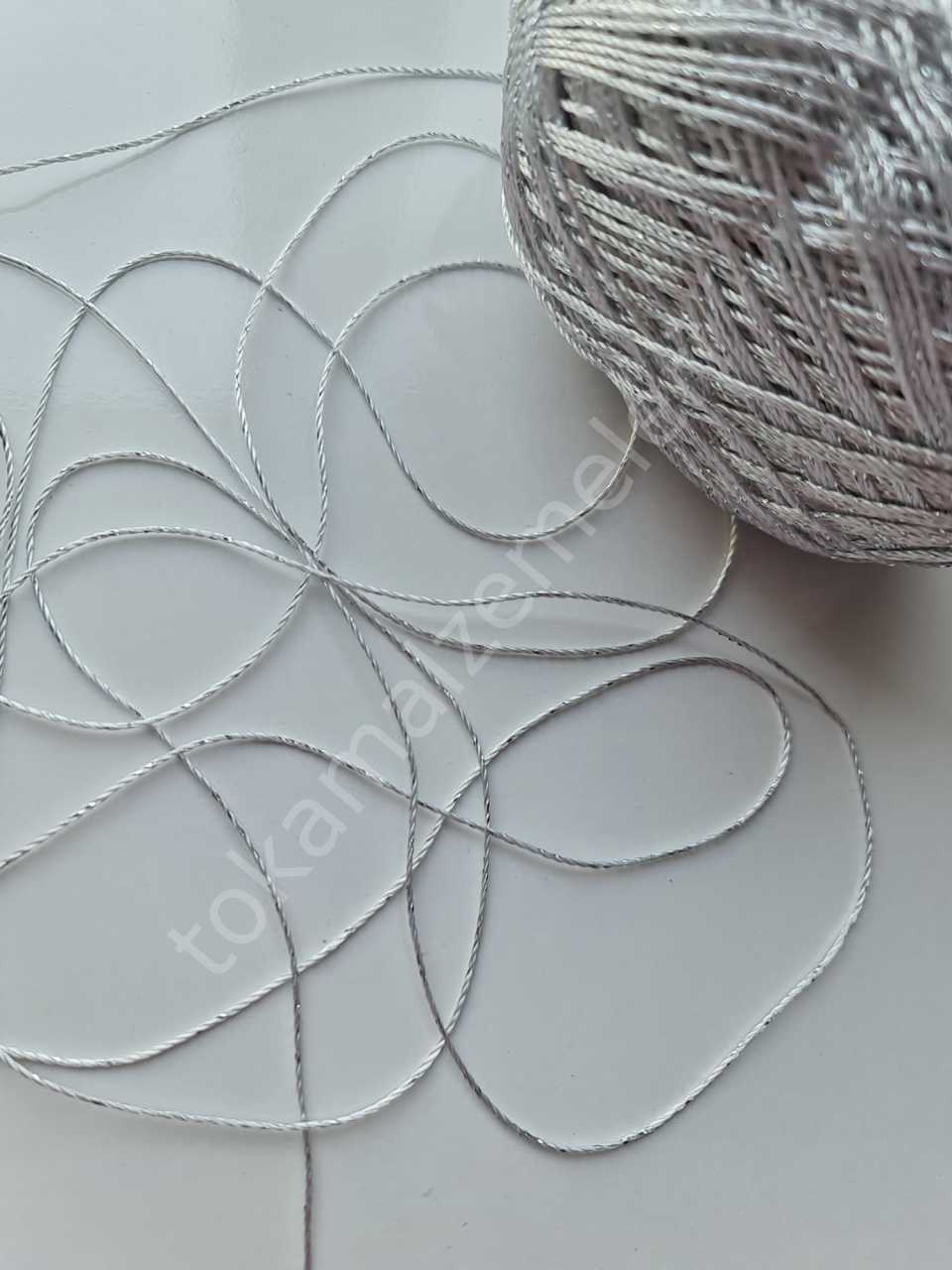 Simli Gümüş İp (30mt)