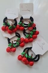 Kirazlı lastik tokalar