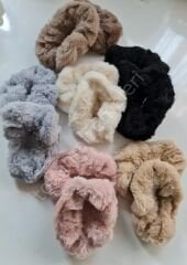 Kürklü lastik tokalar