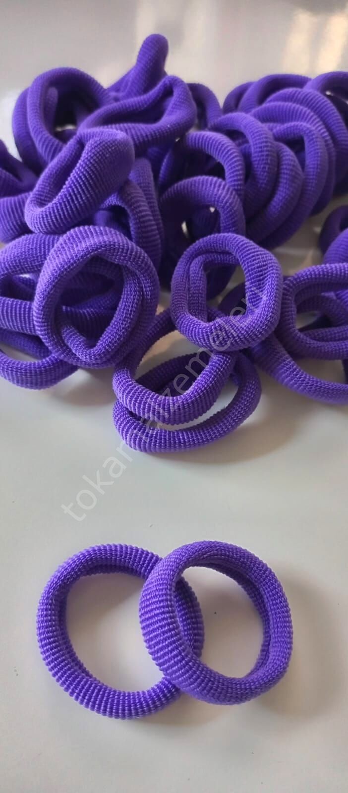 24lü lastik toka menekşe