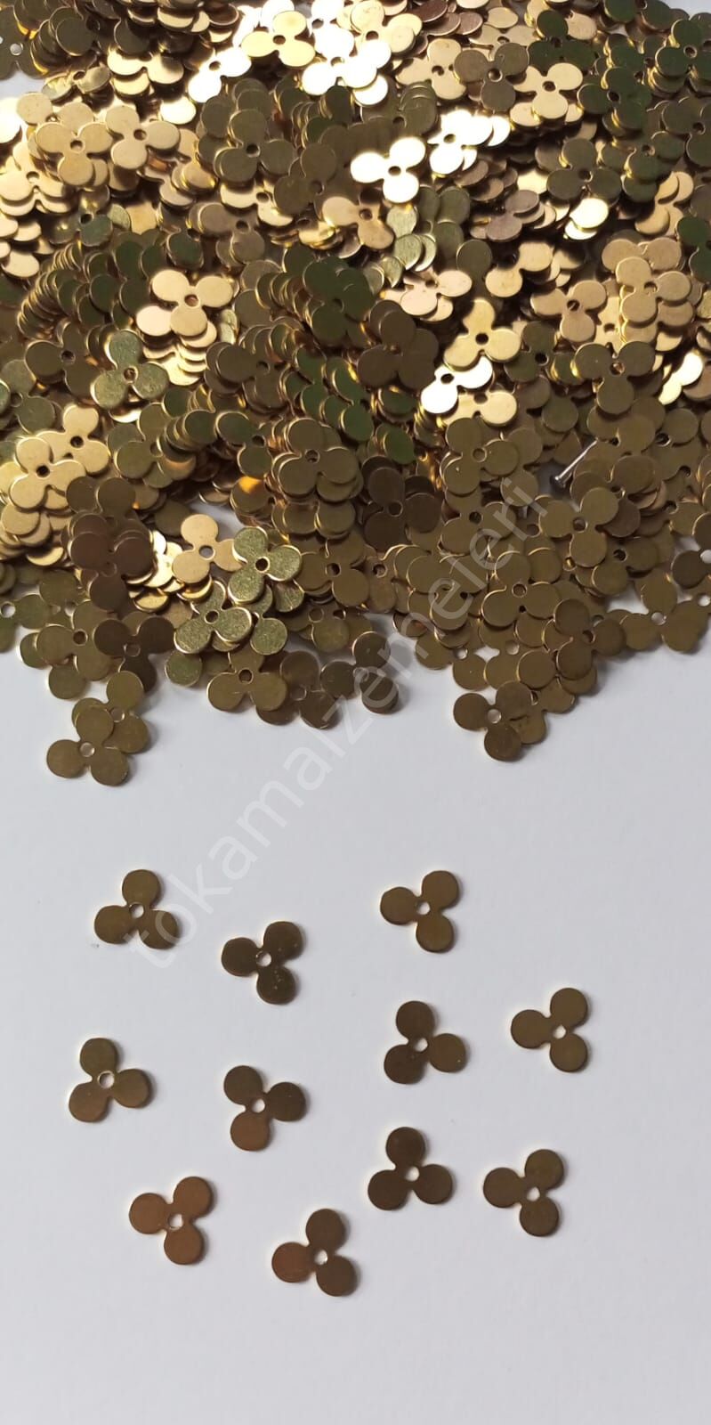 Çiçek Pul Altın 25li