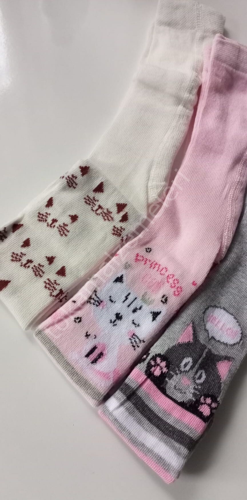 Kedi modelli külotlu çoraplar